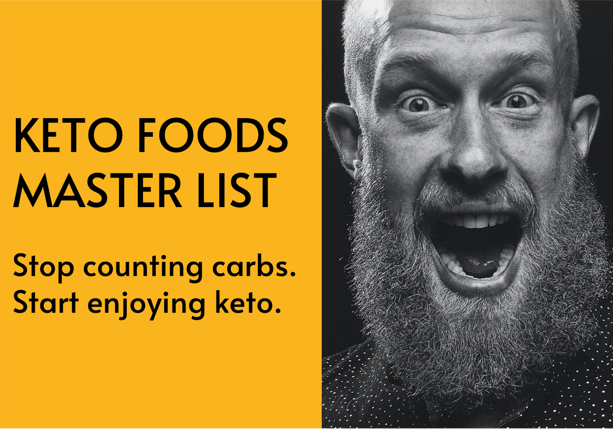 Keto foods master list Golden Essential Foods