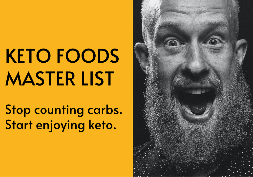 Keto foods master list